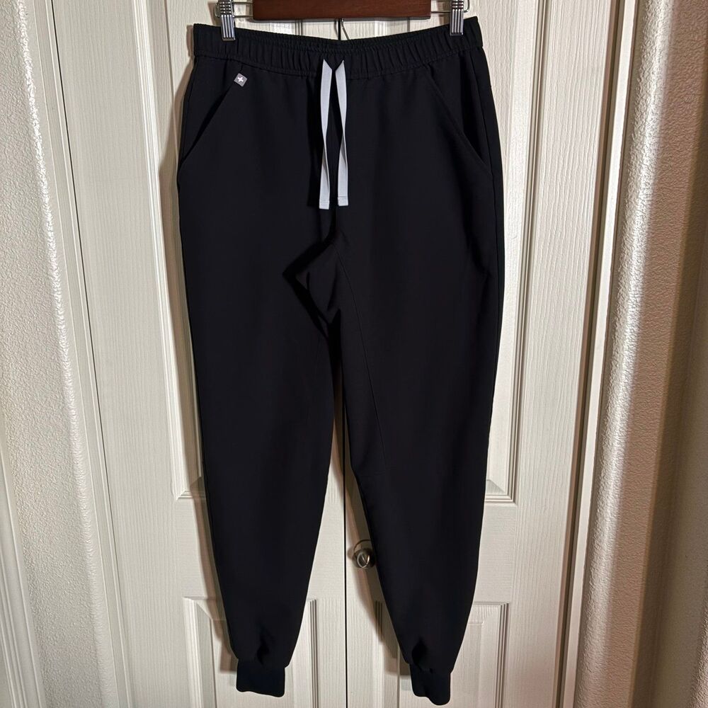 FIGS Men's Scrub Jogger Pants Small Elastic Waist Technical Collection Black